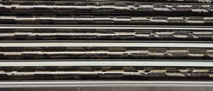 Raw tubes in various sizes