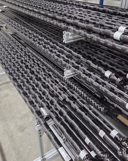 assorted carbon fiber tubes